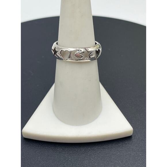 Sterling Silver Faceted Oval Citrine November Cocktail Statement Ring Sz 8.75 - Picture 6 of 8